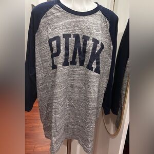 Pink 3/4 LS women’s Tee XL like new